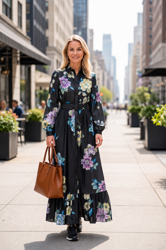 REBECCA MAXI SHIRTDRESS