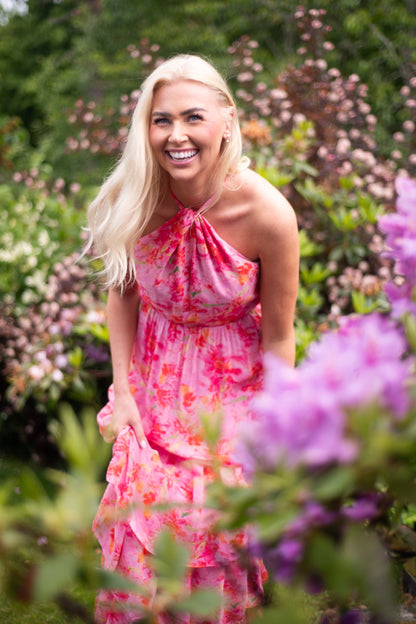 ANNA HALTERNECK DRESS
