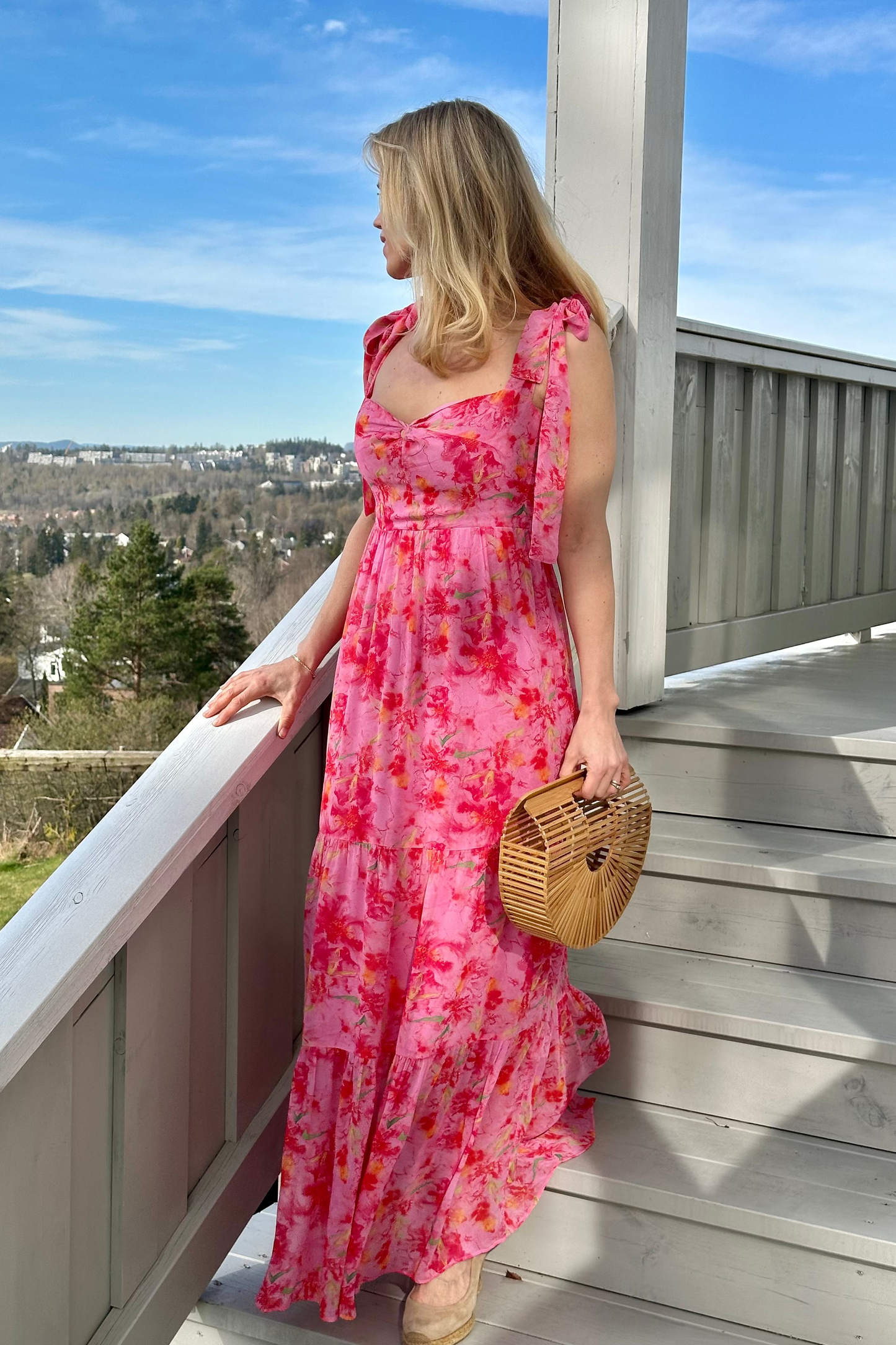 ANDREA MAXI DRESS - Pink