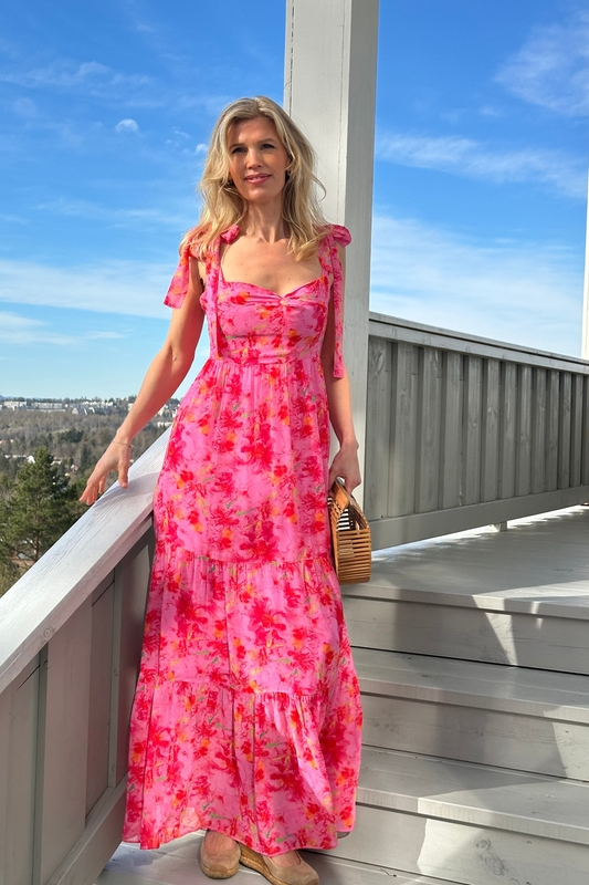 ANDREA MAXI DRESS - Pink