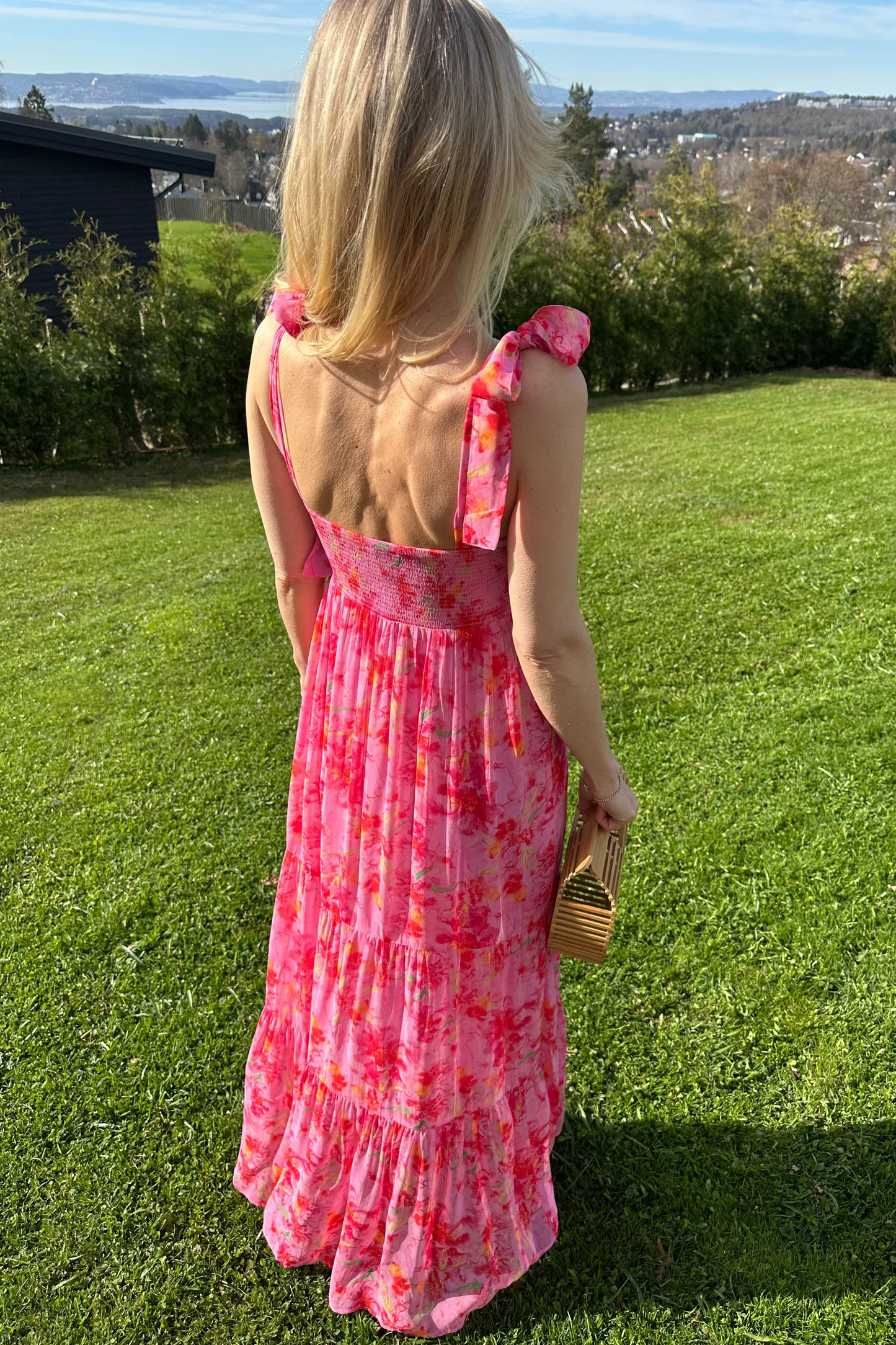 ANDREA MAXI DRESS - Pink